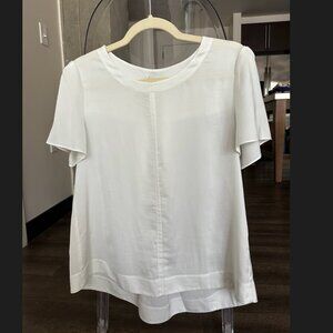 J. Crew Factory White Blouse